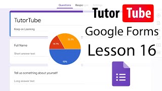 Google Forms Tutorial - Lesson 16 - Adding Image by URL