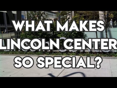 "THE LINCOLN CENTER FOR THE PERFORMING ARTS"