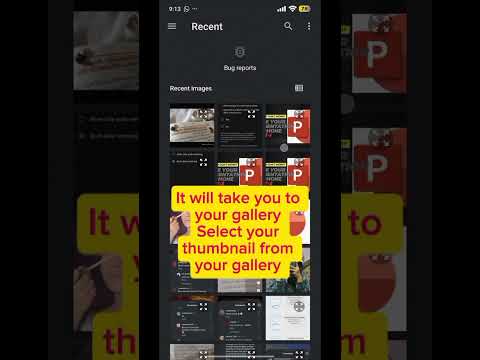 How to upload a video on you tube with thumbnail #short #youtubecreator