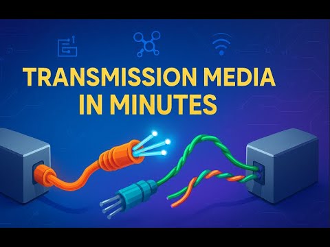 Transmission Media Explained |Guided media