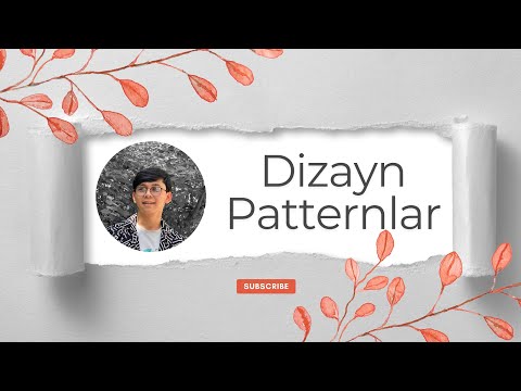 Kirish - Dizayn Patternlar || Design Patterns