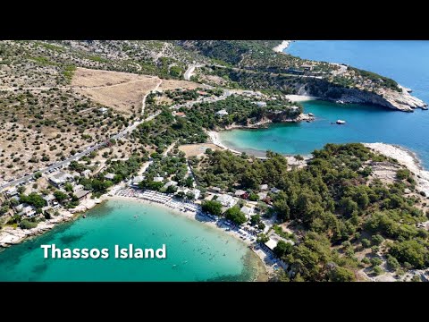 Thassos Island, Greece - 4K Drone Video