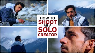 How to SHOOT yourself as a SOLO CREATOR — The Ultimate Guide! 🎥🔥