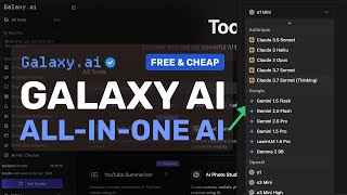 Galaxy.ai Review: This FREE ALL IN ONE AI Platform IS AMAZING! (2.5 Pro, 3.7 Sonnet,GPT-4o & Veo-2)