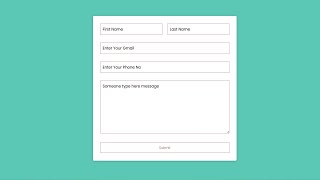Custom Input Form with HTML, CSS | Mayancoders |