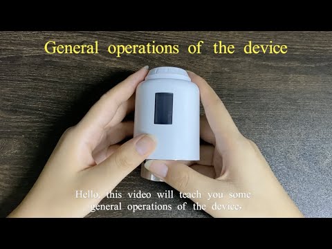 General operation of the OLED screen version TRV -05