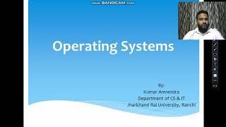 Lecture 1 Operating System, Introduction to OS, Functions of OS, Components of OS