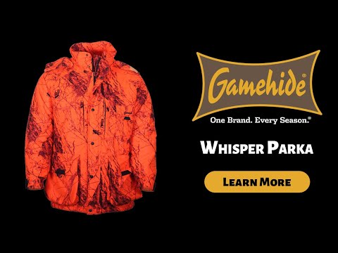 Gamehide Glimpse - Whisper Blaze Orange Insulated Hunting Parka - 119