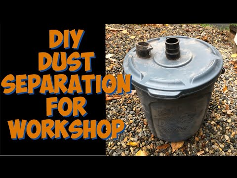 DIY Dust Separator for budget friendly shops