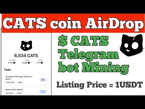 🐱 CATS Coin Airdrop: Claim Your Free Tokens with Telegram Bot Mining! 🚀