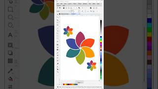 Abstract Floral Vector Design | Creative Flower Pattern in CorelDRAW #coreldraw #graphicdesign