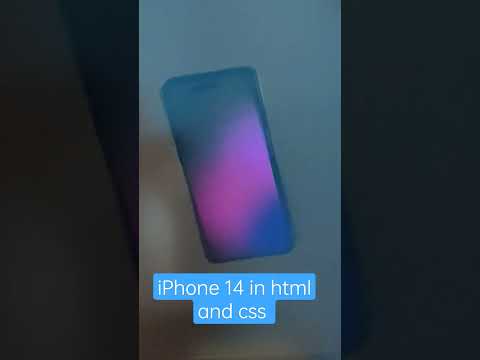 Creating an iPhone 14 Replica using HTML and CSS