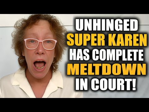 Judge EXPLODES as Wild Karen Screams & Threatens in Full Courtroom Meltdown!