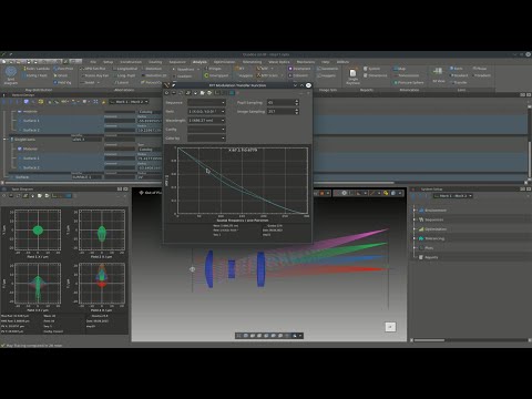 Cooke Triplet Lens Design with Quadoa Optical CAD - Optical Design Software