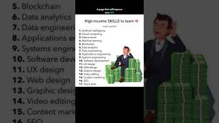 Top  High-Income Skills to Learn in 2025 | Earn More with Future Skills #datascience #dataanalysis