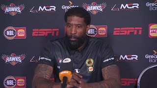 Justin Tatum press conference vs New Zealand Breakers - Round 20, NBL26