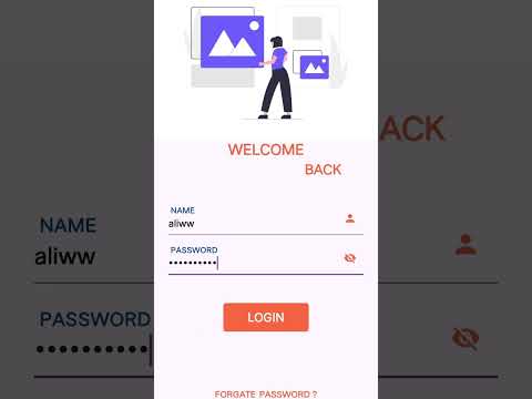 another short of UI // FLUTTER #flutter #ui #loginpage