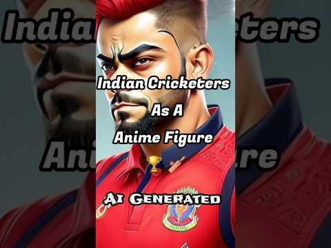 Indian Cricketers as Anime Figure 🤩🏏 - Ai generated #ai #leonardoai #midjourney #viratkohli