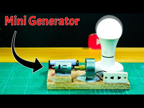 Mini Generator | How To Make a Generator For Synchronous Motor