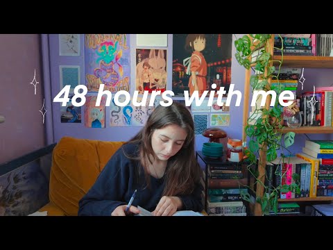 realistic 48h trying to be productive (reading, annotating, updating Notion) ✨