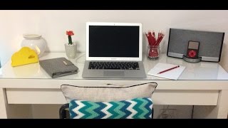 DESK & STUDY ORGANIZATION TIPS  || Declutter and Organise your Computer Cables and Cords