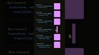 CSS Transformation effect #frontendcourse #css #cssproperty #trending #shortsvideo #coding