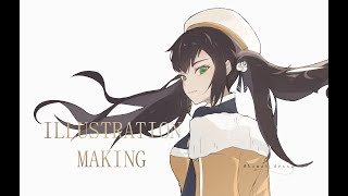 【Clip studio】 Illustration Making 6