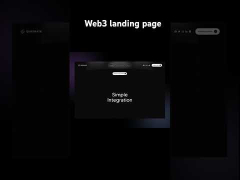 Web3 landing page #funk #sorts #developer #coder #codewithharry