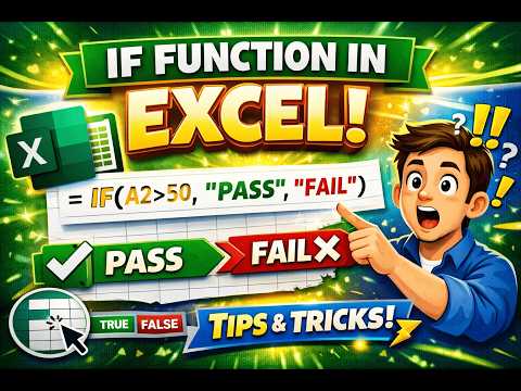 IF Function in Excel | Complete Tutorial with Examples in Hindi @Information_Technology-7700