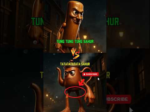 Tung Tung Tung Sahur VS Ta Ta Ta Ta Ta Sahur. Battle of the Brainrots! #ai #shorts #brainrot #sahur