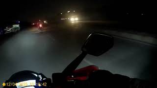 .Night Ride POV: Ducati Monster 796 vs Z800 Chase #ironmonster13 #superbikeindia #bikelife