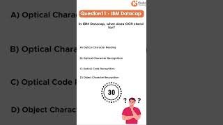IBM Datacap Certification Question | What does OCR stand for in Datacap?