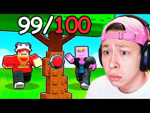 We Raced To Find 100 BUTTONS In Roblox