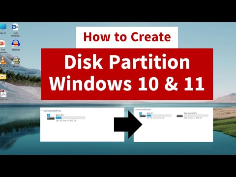 How to create Disk Partition on Windows 10 & 11