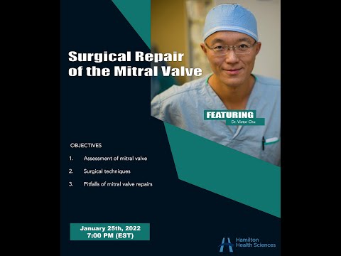 Surgical repair of the mitral valve
