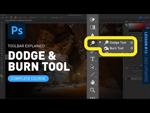 Dodge Tool & Burn Tool - Toolbar Explained & Demonstrated [Photoshop Tutorial for Beginners]