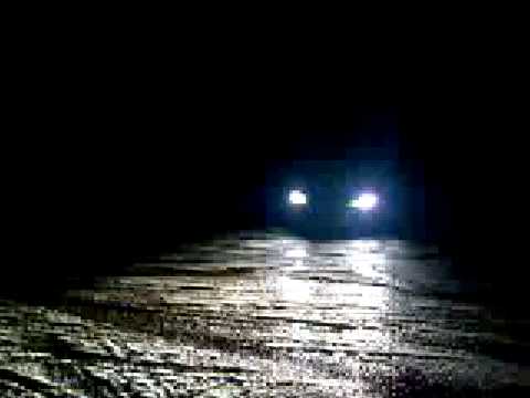Lancer evo 7 snow drift
