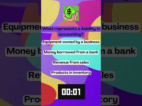 Financial Trivia | What represents a liability in accounting? #dividends #finance #stocks