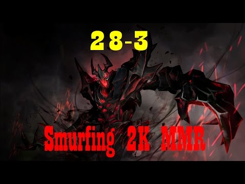 Boosting/Smurfing 2K MMR with Shadow fiend! - DOta 2