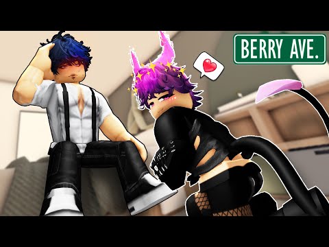 HOT GAY DEMON OBSESSED WITH MY BIG MONSTER | Roblox gay story 🏳️‍🌈| BERRY AVENUE RP