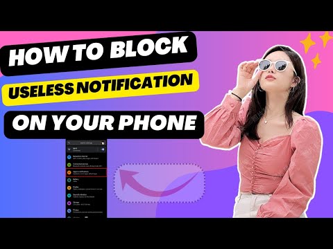 HOW TO DISABLE Useless notifications from your PHONE.//Fazool notification kasay khatm karein