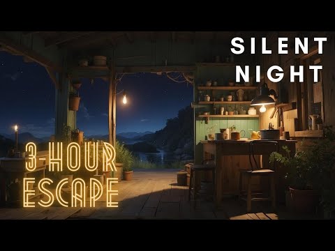 Relaxing Calming Piano Silent Night  🎹✨🌙 : A 3-Hour Journey to Perfect Harmony and Stress Relief