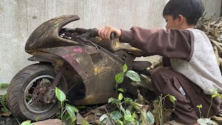 Full Restoration Abandoned 49cc BMW Mini Car For My Younger Brother