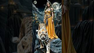 ⚔️The Moonlit Guardian⚔️#guardian #queen #mysticalrealm #aishorts #aiart #midjourney #fypage