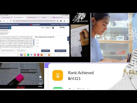 Smartkeeda RRB Clerk Live Mock Test 🎯📊🧿💫|My Approach| #banking#rrbclerk#smartkeeda