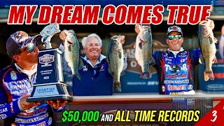 DREAM COME TRUE - $50,000 and ALL TIME Records - Bassmaster Open Okeechobee (FINALS) - UFB S4 E03