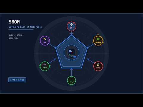إحمي برامجك من ثغرات سلاسل الإمداد - SBOMs, Vuln Scanning, Container Security