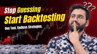 Backtest Your Trading Strategy in 1 Click & Avoid Costly Mistakes | Algo Trading | Code With Pulkit