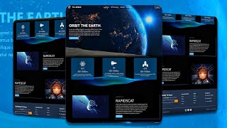 🚀Complete Responsive Space Website Using ReactJS and Tailwind CSS || Build and Deploy