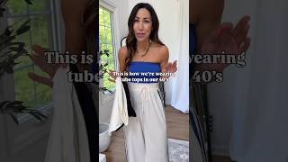 How to style tube tops #amazonfashion #howtostyle #howtowear #summerfashion #fashiontips #styletips